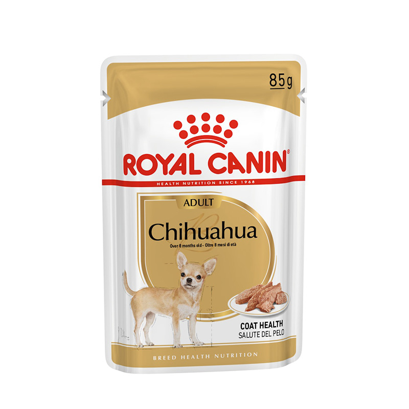 پوچ سگ رویال کنین مدل Chihuahua Adult وزن ۸۵ گرم